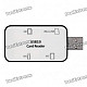 4-in-1 USB 3.0 Card Reader - Black + White