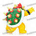 Stylish Fire Dragon Figure Display Toy - Yellow + Green + Green + White