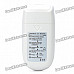 Mini Universal 1.9" LCD Air Conditioner Remote Control - White (2 x AAA)
