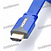 PowerSync 3D Full HD HDMI Male to Male Ethernet Flat Cable (140cm)