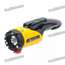 Hand Generator Powered Rechargeable Car Emergency Lights w/ Flashlight/Charger/Knife/Hammer