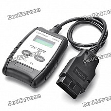 1.5" LCD OBD-II Code Reader Car Diagnostic Scan Tool - Black + Silver