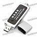 USB 2.0 Global Analog TV Tuner Dongle w/ Remote Controller - Silver (PAL / NTSC / SECAM)