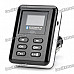 1.0" LCD Bluetooth Car MP3 Player FM Transmitter with SD/USB/3.5mm Jack & Remote Controller