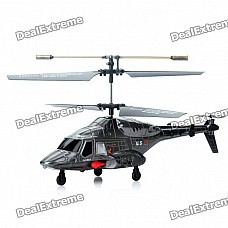 Iphone/Android Controlled Rechargeable 3-CH IR Infrared RC Helicopter (Dark Silver Grey)