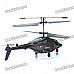 Iphone/Android Controlled Rechargeable 3-CH IR Infrared RC Helicopter (Dark Silver Grey)