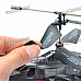 Iphone/Android Controlled Rechargeable 3-CH IR Infrared RC Helicopter (Dark Silver Grey)