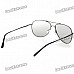 Stylish Non-Flash Circularly Polarized 3D Glasses - Iron Grey