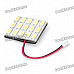 T10 / SV85 / BA9S 7.5W 12000K 600-Lumen 15-5630 SMD LED White Light Car Indoor Lamp (DC 12V)