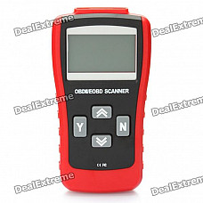 2.8" LCD ABS MaxScan MS500 CAN-BUS/OBDII Code Reader - Red + Black