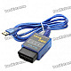 ELM327 USB Vehicle OBD Scan Tool - Blue