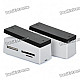 Multifunction Stapler Style Card Reader + Stand Pad - White + Black