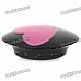 Stylish Heart Pattern MP3 Player Resonance Speaker w/ FM / TF / Remote Control / Projector - Black