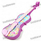 Violin Toy w/ Music / Light Effect - Purple + Blue