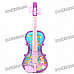 Violin Toy w/ Music / Light Effect - Purple + Blue