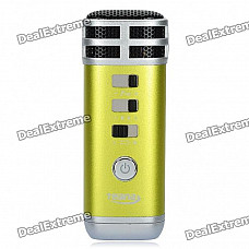 I9 Stylish Mini Portable KTV Singing Karaoke Player for Computer / Cellphone / MP3 / MP4 - Green