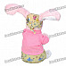 Cute Singing and Dancing Long Ear Rabbit Toy - Pink (4 x AA)