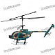 Rechargeable 3-CH R/C Helicopter w/ Gyroscope / Gun Toy - Camouflage Green