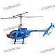 Rechargeable 3-CH R/C Helicopter w/ Gyroscope / Gun Toy - Camouflage Blue