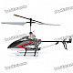 Rechargeable 3-CH R/C Helicopter w/ Gyroscope - Grey + Red