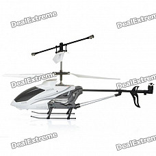 Rechargeable 3-CH R/C Helicopter w/ 300KP Camera & Gyroscope - White (TF Slot)