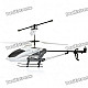 Rechargeable 3-CH R/C Helicopter w/ 300KP Camera & Gyroscope - White (TF Slot)