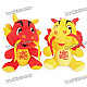 Cute Short Plush Chinese Dragon Doll Toys w/ Suction Cup (Pair)