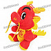 Cute Short Plush Chinese Dragon Doll Toys w/ Suction Cup (Pair)