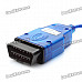 Opel Tech2 USB Cable Car Vehicle Diagnostic Tool - Blue