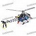 4F200LM Tri-Blade 2.4GHz 6-Channel R/C Helicopter with Three-Axis Gyro - Black + Blue