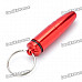 Aluminum Alloy Bullet Style Keychain with Small Gadgets Holder - Random Color