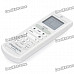 Universal 1.6" LCD Air Conditioner Remote Control - White (2 x AAA)