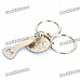 Fashion Couple Keychains - Bottle Opener & Cap (Pair)