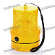 8-LED Flashing Yellow Light Caution Warning Lamp with Magnetic Mount Holder & Strap (2 x R20)