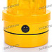 8-LED Flashing Yellow Light Caution Warning Lamp with Magnetic Mount Holder & Strap (2 x R20)