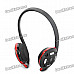 H580 Bluetooth V2.0+EDR Handsfree Stereo Headset Headphone - Black + Red