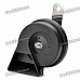 Auto Parts Car Electric Fanfare Horn Speaker - Black (Pair/12V)
