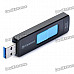 Genuine Transcend Jetflash760 USB3.0 Flash Drive - Black + Blue (8GB)