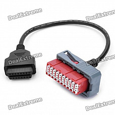 30 Pin to 16 Pin OBD2 Diagnostic Cable for Peugeot Citroen (30CM)