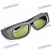 USB Rechargeable Bluetooth V3.0 3D Active Shutter Glasses for Samsung 3D TVs - Black