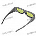 USB Rechargeable Bluetooth V3.0 3D Active Shutter Glasses for Samsung 3D TVs - Black