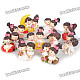 Romantic Couples Lovers Resin Doll Desk Ornaments - Valentine's Day Gift (Set of 10)