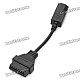 3 Pin Male to 16 Pin Female OBD Diagnostic Adapter Cable for Honda (10cm)