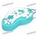 Cute Slippers Style USB Flash Drive with Chain - Blue (16GB)