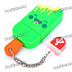 Cute Ice-Lolly Style USB Flash Drive with Chain - Green (4GB)