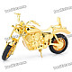 Creative Motorcycle Style Butane Lighter - Golden