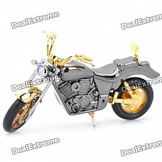 Creative Motorcycle Style Butane Lighter - Golden + Coffee