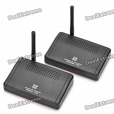 2.4GHz Wireless AV Transmitter & Receiver - Black