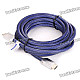 Full HD 1080P HDMI V1.4 Male to Male Cable - Blue (5M Length)