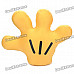 Cute Smile Expression Mickey Glove Hand Doll Toy - Yellow